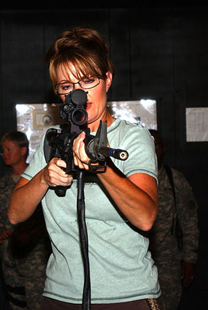 gun crosshairs sarah palin. Sarah Palin In Her Own