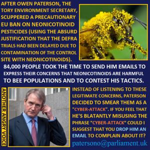 Owen Paterson Cyber Attack Bees